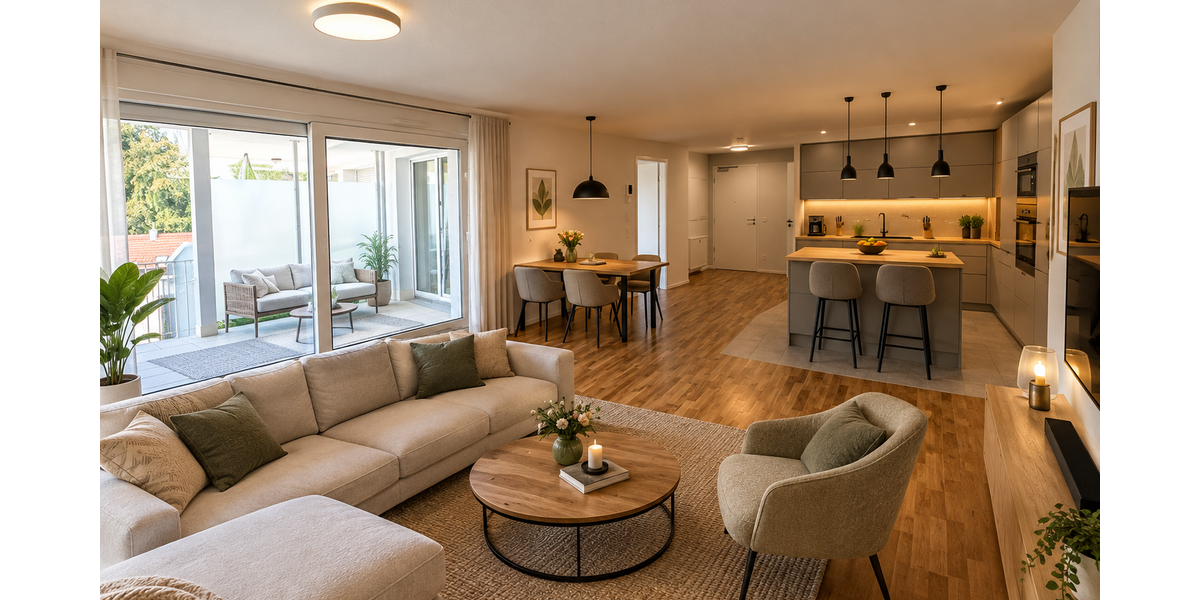 Etagenwohnung Sindelfingen Sindelfingen (Stadt) - 3 Zimmer, 92 m&sup2;, 1.690&euro; | Angebot:26634750