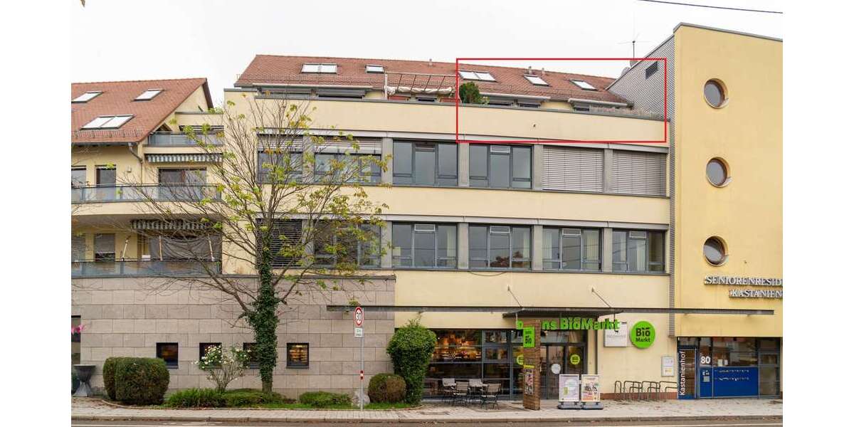 Etagenwohnung Stuttgart-Möhringen Möhringen - 4 Zimmer, 83 m&sup2;, 1.500&euro; | Angebot:27222590